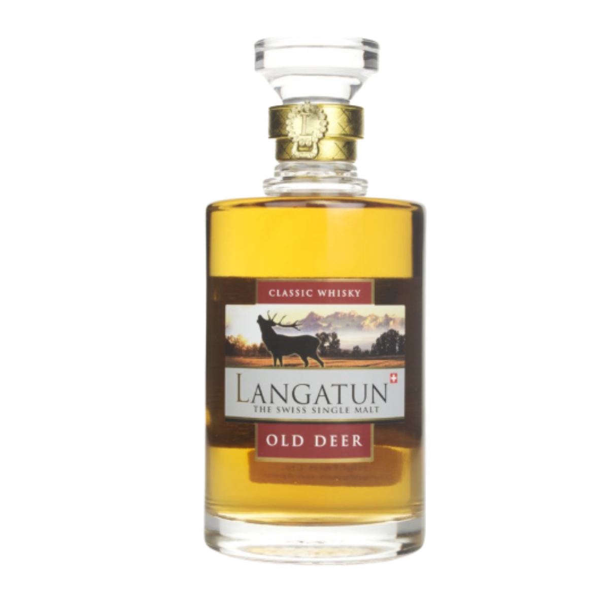 Langatun Old Deer, Classic Whisky, Swiss Premium Single Malt, Swiss, 50cl