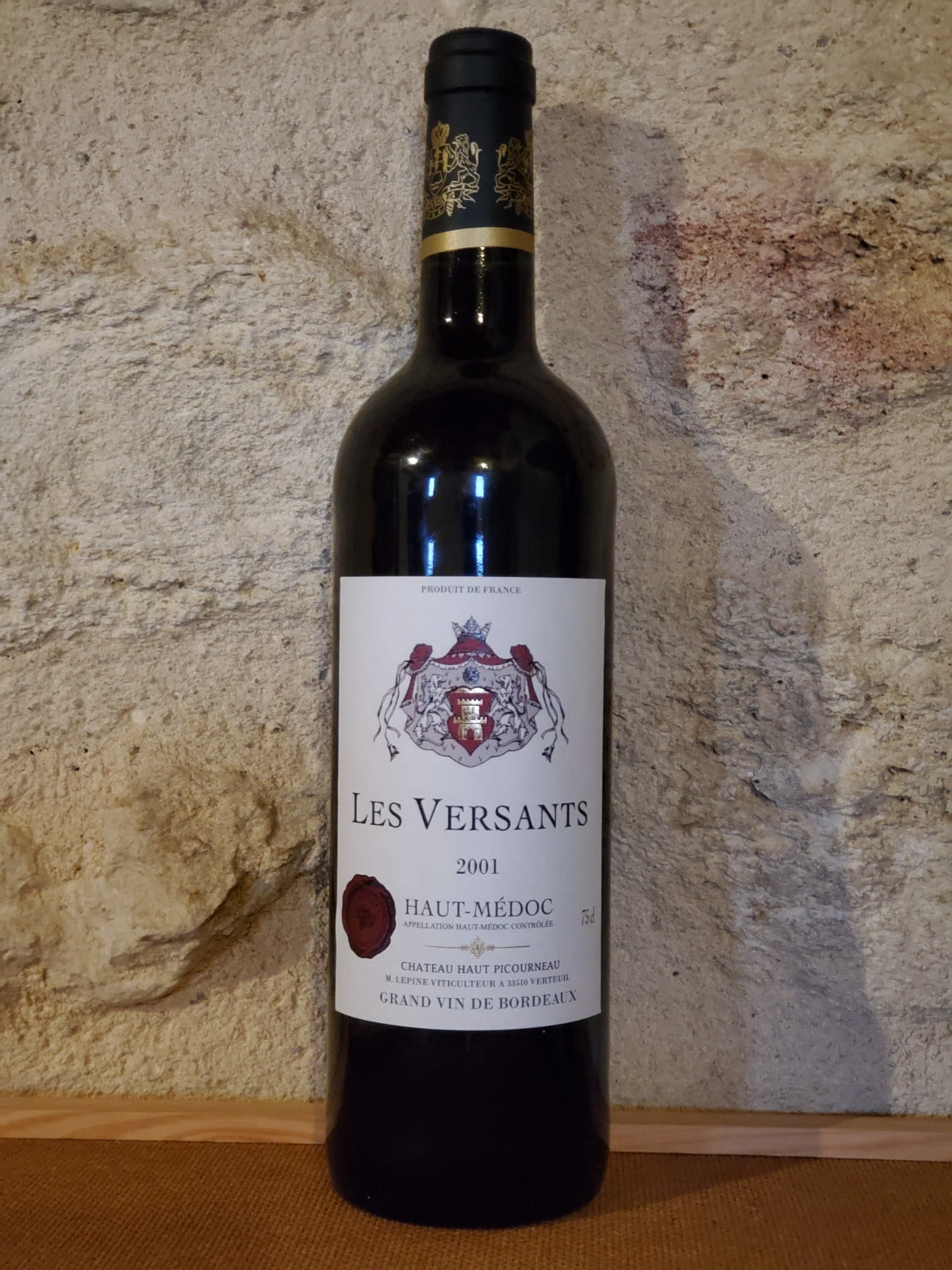 Les Versants Château Haut Picourneau Haut Médoc 2001