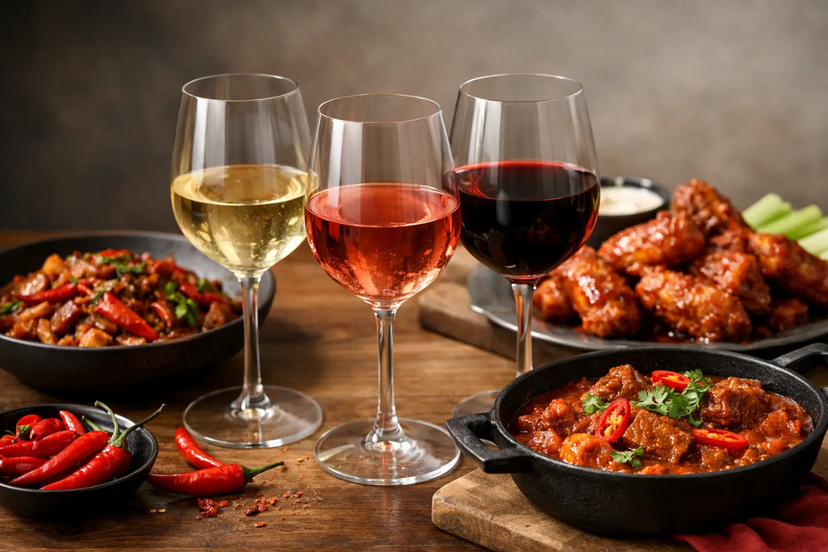 Wine for Spicy Food: What Actually Cools the Heat
