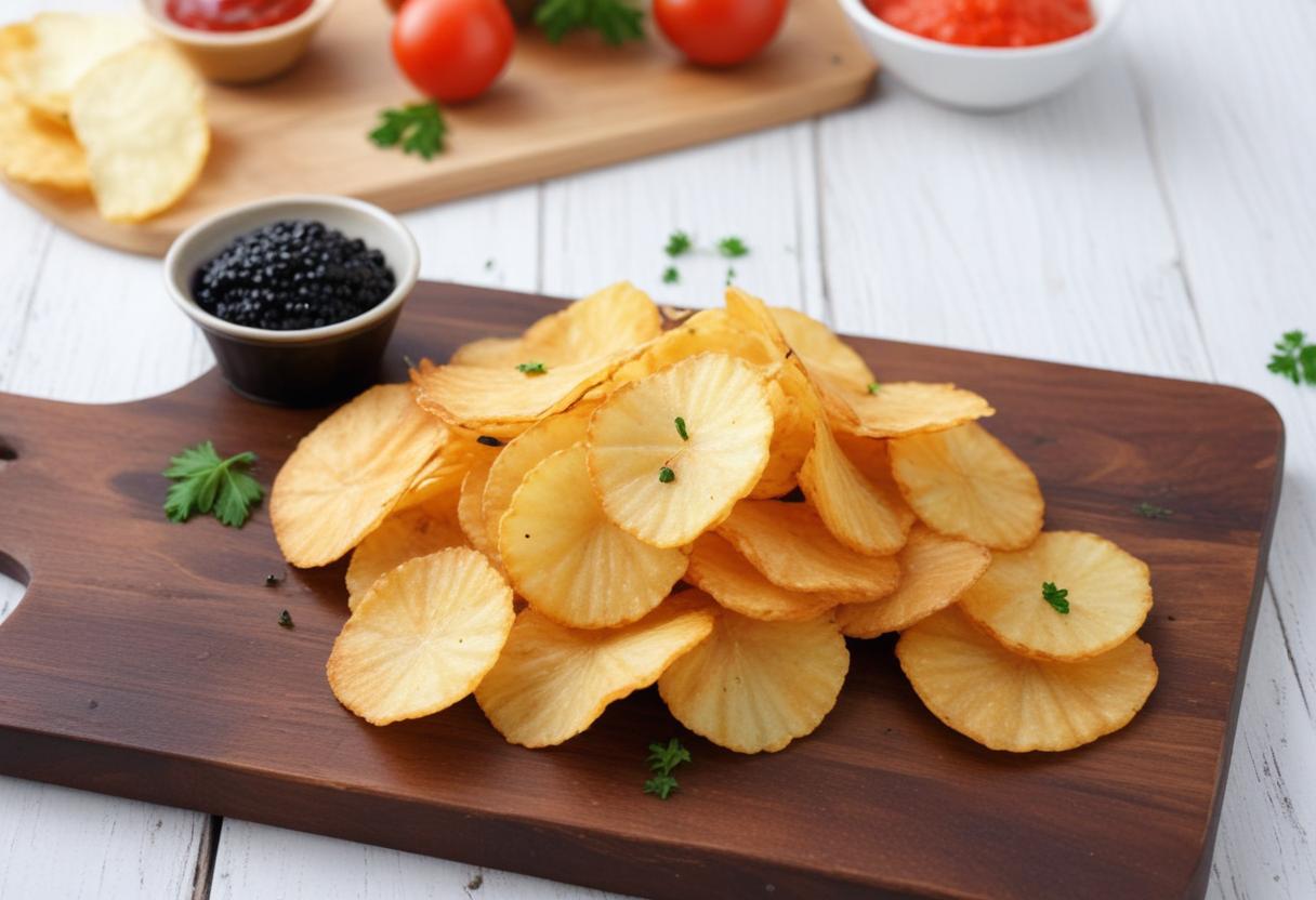 Caviar with Potato Chips: Singaporean's Favourite Snack for Luxurious Indulgence