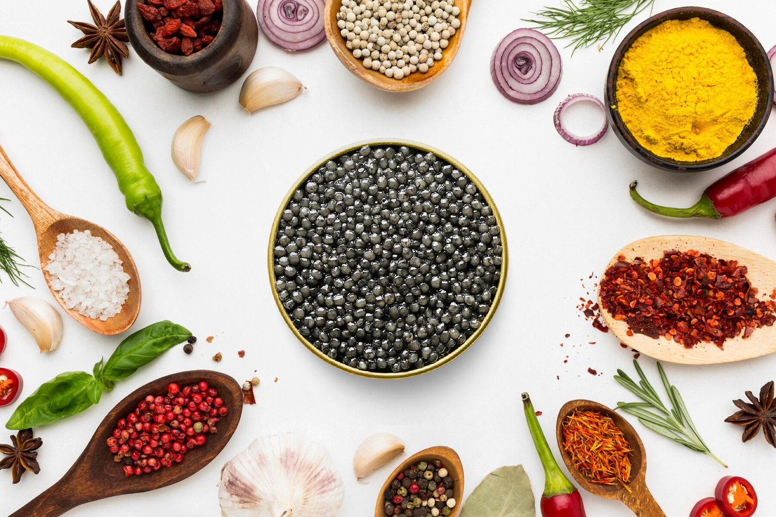 Enhance Your Caviar Experience with Spices and Wine