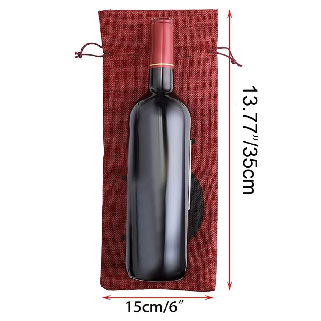 Numbered Blind Wine Tasting Bags — Set of 10
