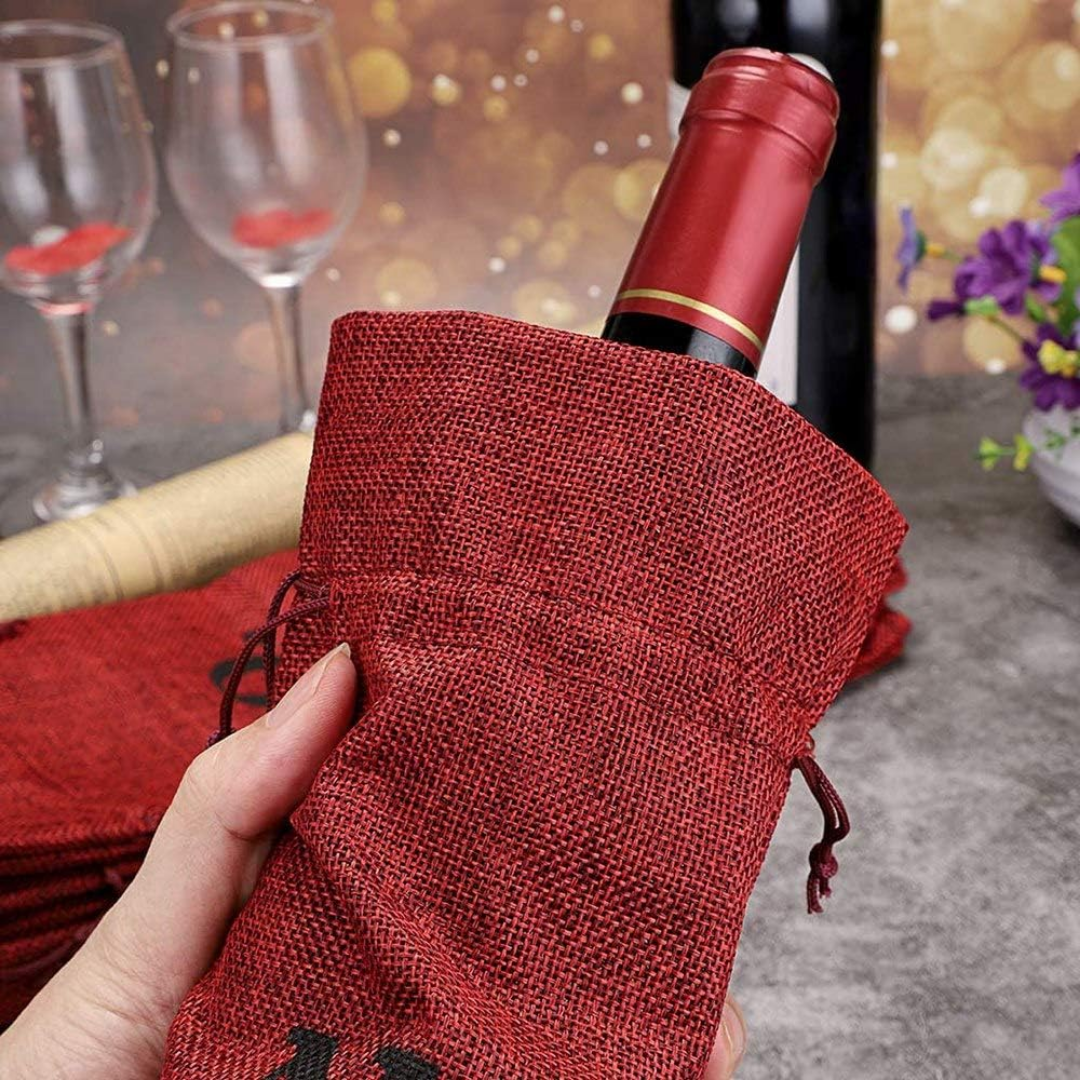 Numbered Blind Wine Tasting Bags — Set of 10