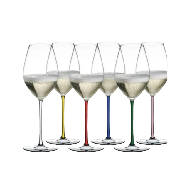 Riedel Fatto A Mano Gift Set Champagne Wine Glass (Set of 6)