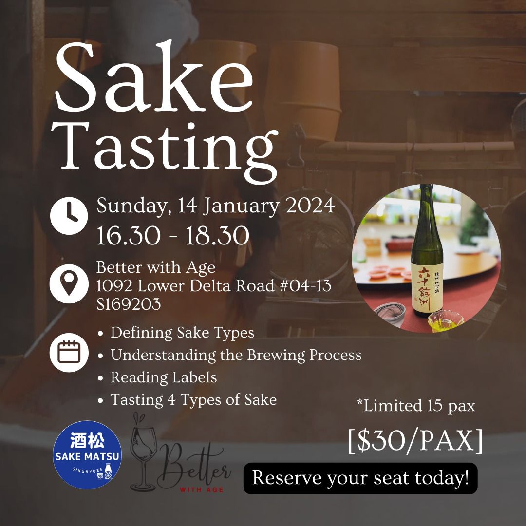 Sake Tasting with Matsu-san Jan 2024