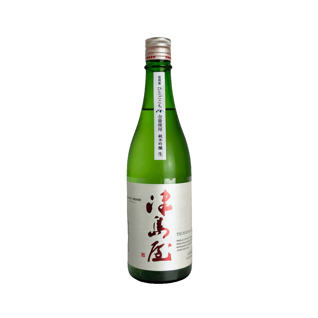 Sake Tsushimaya Gaiden Origin Shinshu-grown Hitogokochi Murokanama genshu